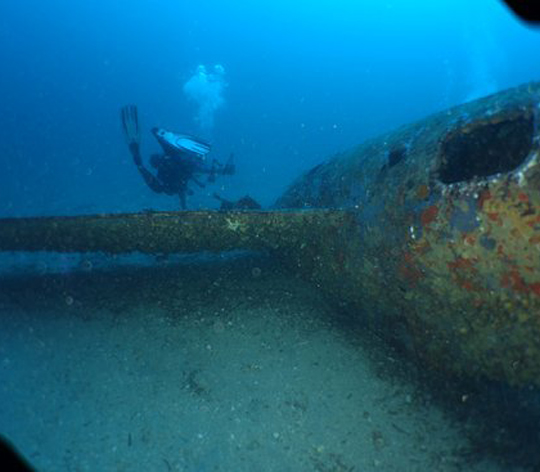 Site de plongée Hellcat