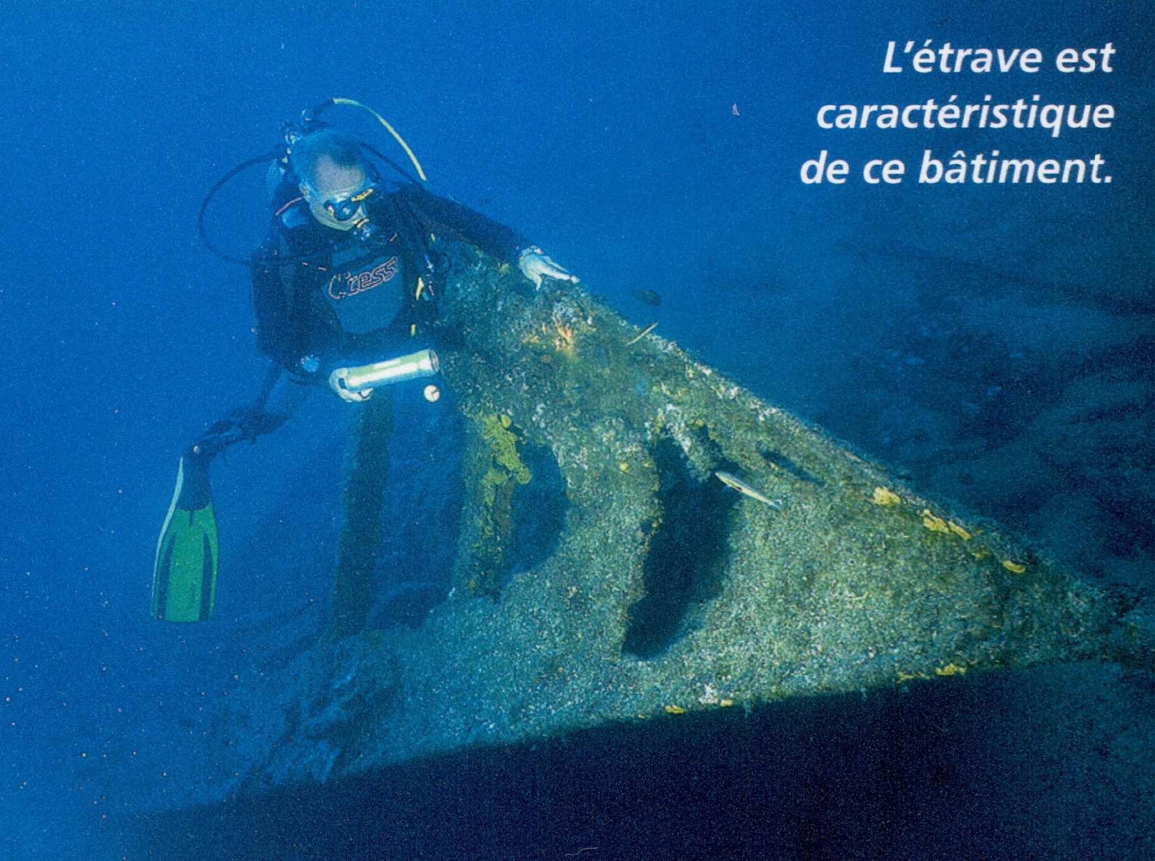 Epave bateau le ferrando porquerolles